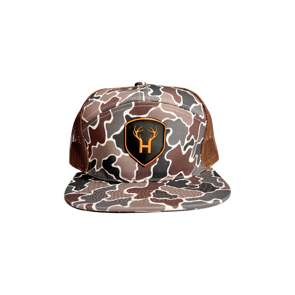 Dark Camo / Brown 7 Panel