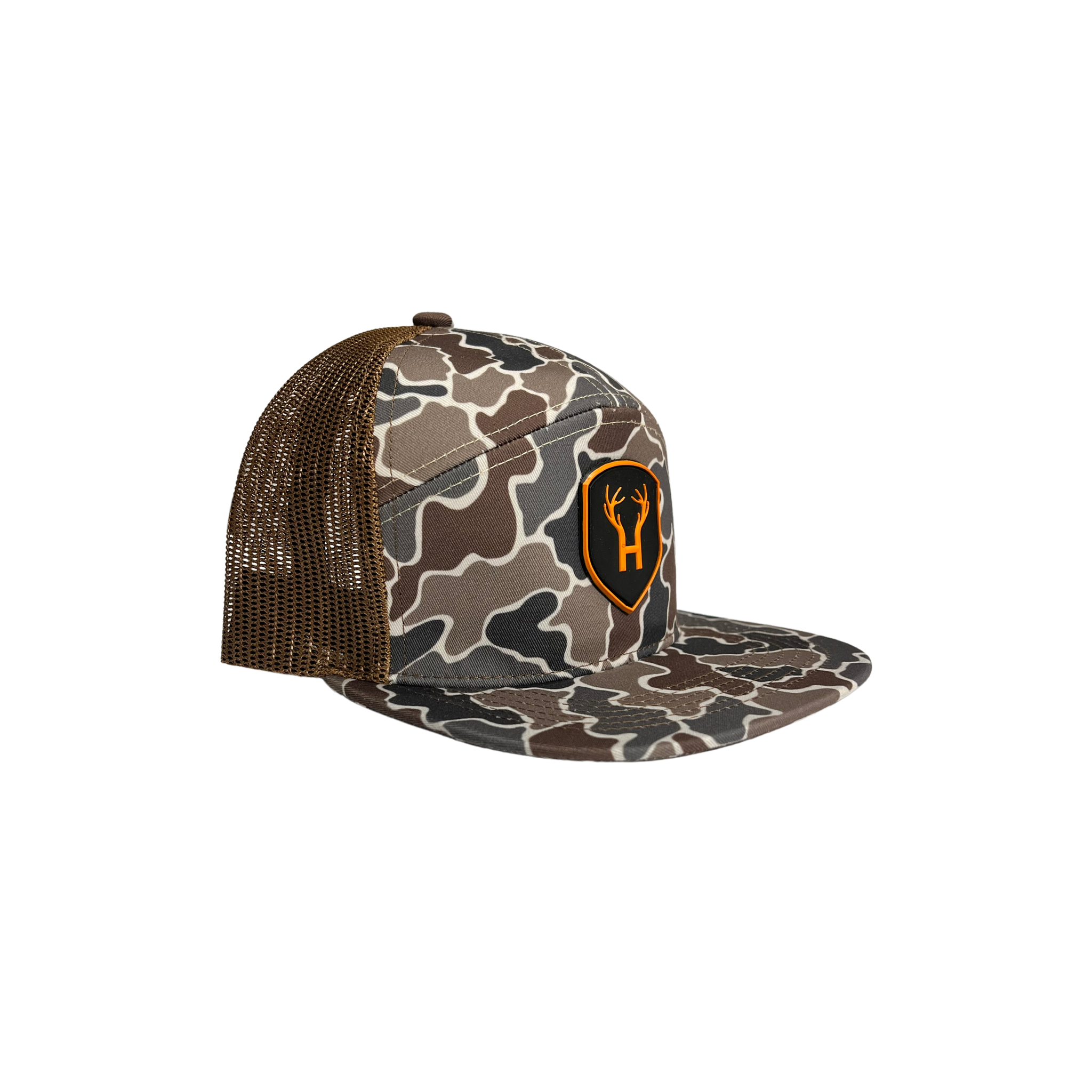 Dark Camo / Brown 7 Panel
